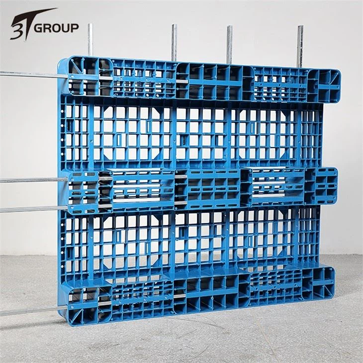 Pallets tal-Plastik Stackable Imtaqqbin
